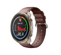 GIOPUEY 22mm Correas Compatible con Polar Vantage V3/M3/M2/M/Polar Grit X/X2 Pro/X Pro, Piel Genuina La Correa [Resistente al Desgaste] [Transpirable] Pulsera - Brown