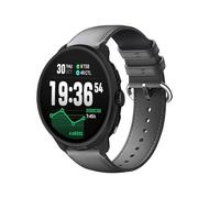 GIOPUEY 22mm Correas Compatible con Suunto Run/Race/Race S/Race2/Vertical/Suunto 5 Peak/9 Peak/Ocean, Piel Genuina La Correa [Resistente al Desgaste] [Transpirable] Pulsera - Grey