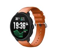 GIOPUEY 22mm Correas Compatible con Suunto Run/Race/Race S/Race2/Vertical/Suunto 5 Peak/9 Peak/Ocean, Piel Genuina La Correa [Resistente al Desgaste] [Transpirable] Pulsera - Orange