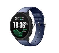 GIOPUEY 22mm Correas Compatible con Suunto Run/Race/Race S/Race2/Vertical/Suunto 5 Peak/9 Peak/Ocean, Piel Genuina La Correa [Resistente al Desgaste] [Transpirable] Pulsera - Navy Blue