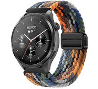 GIOPUEY 22mm Correas Magnética Compatible con Hama Smartwatch 9000/7010/6910/5000, Correa Tejida de Nailon Suave [Unisexo] [Transpirable] - Colourful