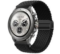 GIOPUEY 22mm Correas Magnética Compatible con Mibro Watch GS Explorer/Explorer S, Correa Tejida de Nailon Suave [Unisexo] [Transpirable] - Black