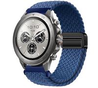 GIOPUEY 22mm Correas Magnética Compatible con Mibro Watch GS Explorer/Explorer S, Correa Tejida de Nailon Suave [Unisexo] [Transpirable] - Blue