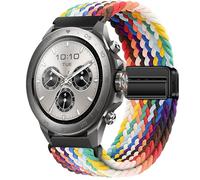 GIOPUEY 22mm Correas Magnética Compatible con Mibro Watch GS Explorer/Explorer S, Correa Tejida de Nailon Suave [Unisexo] [Transpirable] - Colourful-B