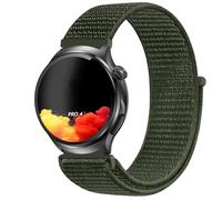 GIOPUEY 22mm Nylon Correas Compatible con Knauermann Pro4 RUND/Pro3 RUND/Pro3FE/Plus, Transpirable Sport Correa Loop Deportiva de Nylon Trenzado, Mujer Hombres - Green