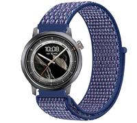 GIOPUEY 22mm Nylon Correas Compatible con Kospet Orb, Transpirable Sport Correa Loop Deportiva de Nylon Trenzado, Mujer Hombres - Blue