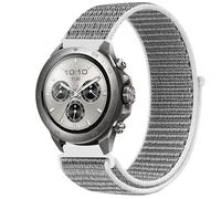 GIOPUEY 22mm Nylon Correas Compatible con Mibro Watch GS Active/Active2/GS Pro/Pro 2/Lite 3 Pro/GT, Transpirable Sport Correa Loop Deportiva de Nylon Trenzado, Mujer Hombres - Grey