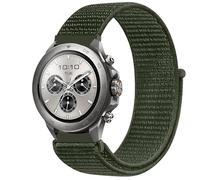 GIOPUEY 22mm Nylon Correas Compatible con Mibro Watch GS Active/Active2/GS Pro/Pro 2/Lite 3 Pro/GT, Transpirable Sport Correa Loop Deportiva de Nylon Trenzado, Mujer Hombres - Green