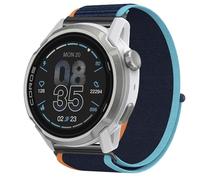 GIOPUEY 24mm Correas Compatible con COROS Apex 4 46mm, Correa Tejida de Nailon Suave [Unisexo] [Transpirable] - Blue