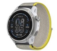 GIOPUEY 24mm Correas Compatible con COROS Apex 4 46mm, Correa Tejida de Nailon Suave [Unisexo] [Transpirable] - Yellow