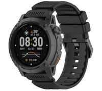 GIOPUEY 24mm Correas Compatible con COROS NOMAD/COROS APEX 4 46mm, Suave silicona La Correa [Resistente al Desgaste] [Transpirable] Pulsera - Black