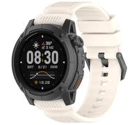 GIOPUEY 24mm Correas Compatible con COROS NOMAD/COROS APEX 4 46mm, Suave silicona La Correa [Resistente al Desgaste] [Transpirable] Pulsera - Beige