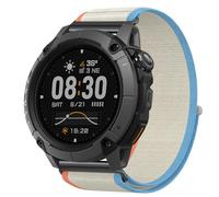 GIOPUEY 24mm Correas Compatible con COROS Nomad, Correa Tejida de Nailon Suave [Unisexo] [Transpirable] - Beige