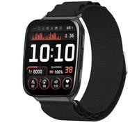 GIOPUEY 24mm Correas Compatible con Garmin Venu X1, Correa Tejida de Nailon Suave [Unisexo] - Black