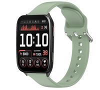 GIOPUEY 24mm Correas para Garmin Venu X1, Movimiento Simple Suave Silicona La Correa [Resistente al Desgaste] Pulsera - Green
