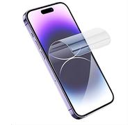 GIOPUEY [3 Pack Protector Pantalla Compatible con iPhone 13, TPU Flexible de Alta Transmitancia, Ultra Delgado, Inastillable, Funda Compatible, Suave
