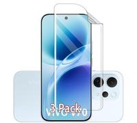 GIOPUEY [3 Pack Protector Pantalla Compatible con Vivo V70, TPU Flexible de Alta Transmitancia, Ultra Delgado, Inastillable, Funda Compatible, Suave
