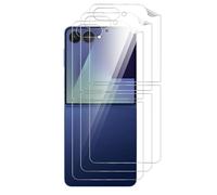 GIOPUEY [3 Pack Protector Trasero Compatible con Samsung Galaxy Z Flip 7, TPU Flexible, Ultra Delgado, Inastillable, Funda Compatible, Resistente a Los Arañazos - Transparent