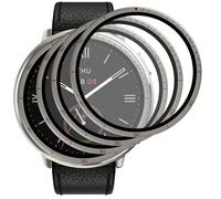 GIOPUEY 3 Unidades Protector de Pantalla para Amazfit Active 2, [Cobertura Completa] HD Material Compuesto Láminas Protectora con Capa Oleófoba - Transparente