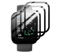 GIOPUEY 3 Unidades Protector de Pantalla para Amazfit Bip 5, [Cobertura Completa] HD Material Compuesto Láminas Protectora con Capa Oleófoba - Transparente