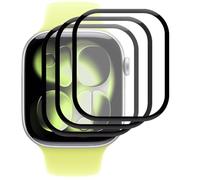 GIOPUEY 3 Unidades Protector de Pantalla para Apple Watch Series 11 42mm (2025), [Cobertura Completa] HD Material Compuesto Láminas Protectora con Capa Oleófoba - Transparente