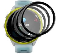GIOPUEY 3 Unidades Protector de Pantalla para Garmin Forerunner 570 47mm, [Cobertura Completa] HD Material Compuesto Láminas Protectora con Capa Oleófoba - Transparente