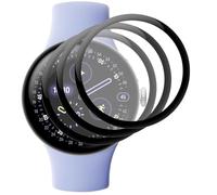 GIOPUEY 3 Unidades Protector de Pantalla para Google Pixel Watch 4 41mm, [Cobertura Completa] HD Material Compuesto Láminas Protectora con Capa Oleófoba - Transparente