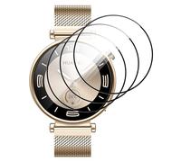 GIOPUEY 3 Unidades Protector de Pantalla para Huawei Watch GT 4 41mm, [Cobertura Completa] HD Material Compuesto Láminas Protectora con Capa Oleófoba - Transparente