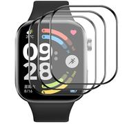GIOPUEY 3 Unidades Protector de Pantalla para Xiaomi Redmi Watch 6, [Cobertura Completa] HD Material Compuesto Láminas Protectora con Capa Oleófoba - Transparente
