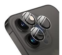 GIOPUEY 4 Pack Protector de Lente de Cámara Compatible con iPhone 14 Pro MAX, HD Vidrio Templado, Anti Rasguños [Anti-Huella Digital] Protector de cámara para iPhone 14 Pro