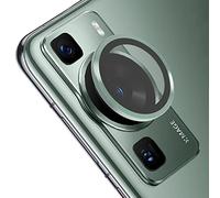 GIOPUEY Cámara Protector para Huawei P60 Pro, [Material 2 en 1] Borde de Metal + Película Protectora Templada, Lente de la Cámara de Protección de 360 Grados para Huawei P60 Pro - Green