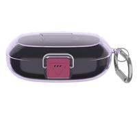 GIOPUEY Clear Funda Compatible con JBL Endurance Peak 4, Ultradelgado TPU Case Cover, Anti-caída, Portátil - Transparent Purple