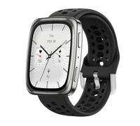 GIOPUEY Correas Compatible con Amazfit Active 2/2 Square/Active/Cheetah Square/Bip 3/Bip 3 Pro/GTR Mini, Suave silicona La Correa [Resistente al Desgaste] [Transpirable] Pulsera - Black
