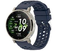 GIOPUEY Correas Compatible con Amazfit Active 3 Premium/Active 2/T-Rex 3 Pro 44mm, Suave Silicona La Correa [Resistente al Desgaste] [Transpirable] Pulsera - Midnight Blue