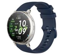 GIOPUEY Correas Compatible con Amazfit Active Max/Balance 2/Bip 6, Suave silicona La Correa [Resistente al Desgaste] [Transpirable] Pulsera - Dark Blue