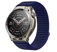 GIOPUEY Correas Compatible con Amazfit Balance Ultra, Nylon Transpirable Sport Correa Loop Deportiva de Nylon Trenzado Strap Band - Darkblue