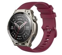 GIOPUEY Correas Compatible con Amazfit Balance Ultra, Suave Silicona La Correa [Resistente al Desgaste] [Transpirable] Pulsera - Dark Red