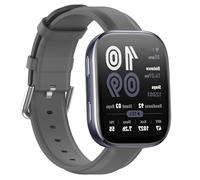 GIOPUEY Correas Compatible con Amazfit Bip 6, 22mm piel genuina La Correa [Resistente al Desgaste] [Transpirable] Pulsera - Grey