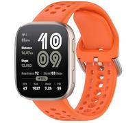 GIOPUEY Correas Compatible con Amazfit Cheetah Round/Cheetah Pro/GTR 4/3/3 Pro, Suave silicona La Correa [Resistente al Desgaste] [Transpirable] Pulsera - Orange