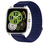 GIOPUEY Correas Compatible con Amazfit Cheetah Square, Nylon Transpirable Sport Correa Loop Deportiva de Nylon Trenzado Strap Band - Darkblue