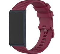 GIOPUEY Correas Compatible con Amazfit Helio Strap, Suave silicona La Correa [Resistente al Desgaste] [Transpirable] Pulsera - Dark Red