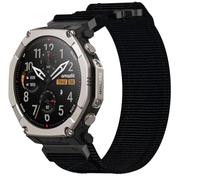 GIOPUEY Correas Compatible con Amazfit T-Rex Ultra 2, Correa Tejida de Nailon Suave [Unisexo] [Transpirable] - Black