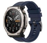 GIOPUEY Correas Compatible con Amazfit T-Rex Ultra 2, Suave Silicona La Correa [Resistente al Desgaste] [Transpirable] Pulsera - Midnight Blue