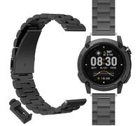 GIOPUEY Correas Compatible con COROS Nomad, Acero Inoxidable La Correa [Resistente al Desgaste] Pulsera - Black