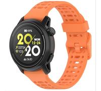 GIOPUEY Correas Compatible con COROS Pace Pro/Pace 3/Apex Pro/2 Pro/46MM, Suave Silicona La Correa [Resistente al Desgaste] [Transpirable] Pulsera - Orange