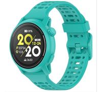 GIOPUEY Correas Compatible con COROS Pace Pro/Pace 3/Apex Pro/2 Pro/46MM, Suave Silicona La Correa [Resistente al Desgaste] [Transpirable] Pulsera - Teal Green