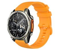 GIOPUEY Correas Compatible con DOOGEE Anywise W1/W1 Pro, Suave Silicona La Correa [Resistente al Desgaste] [Transpirable] Pulsera - Yellow