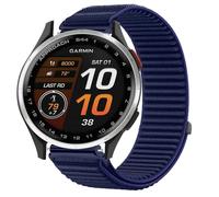 GIOPUEY Correas Compatible con Garmin Approach S44, Nylon Transpirable Sport Correa Loop Deportiva de Nylon Trenzado Strap Band - Darkblue