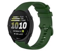 GIOPUEY Correas Compatible con Garmin Forerunner 170 Music, Suave Silicona La Correa [Resistente al Desgaste] [Transpirable] Pulsera - Dark Green