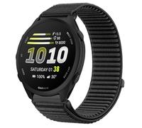 GIOPUEY Correas Compatible con Garmin Forerunner 170, Nylon Transpirable Sport Correa Loop Deportiva de Nylon Trenzado Strap Band - Black